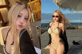'Rosé Việt Nam' tung loạt ảnh bikini đốt mắt, khoe đường nóng nóng bỏng