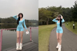 Bạn gái hot girl của tiền vệ U23 Việt Nam 'lên đồ' khoe dáng vạn người mê