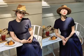 Hot girl Ỉn Cheng hóa nàng tiểu thư kiêu sa, hút trọn ánh nhìn