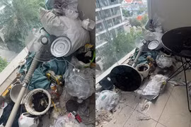 Xôn xao hình ảnh khách biến homestay thành bãi chiến trường