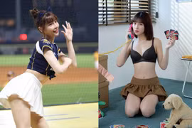 'Hot girl cổ vũ' khiến netizen bất ngờ với loạt ảnh nội y