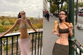 Nữ người mẫu nổi tiếng với cơ bụng 6 múi, vòng eo nhỏ khó tin