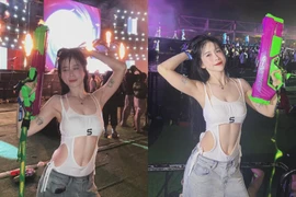 Chị đẹp Châu Tuyết Vân xả ảnh 'cực cháy' tại Waterbomb