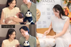 MC Mai Ngọc tổ chức tiệc đầy tháng hoành tráng cho quý tử