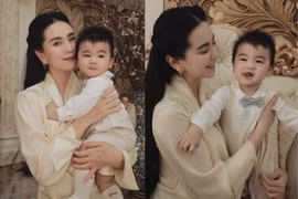 MC Mai Ngọc đón tuổi mới bên con trai kháu khỉnh, đáng yêu