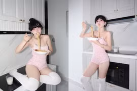 Bảo Khuyên Susan 'nhá hàng' ảnh vào bếp, fan đồng loạt ngắm mãi không thôi