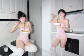 Bảo Khuyên Susan 'nhá hàng' ảnh vào bếp, fan đồng loạt ngắm mãi không thôi