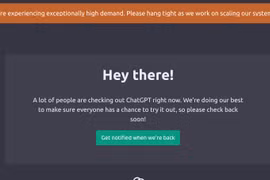 ChatGPT sập, người dùng hoảng loạn tìm "cứu tinh"