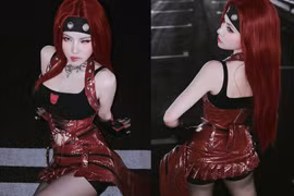 Em xinh Ngô Lan Hương khoe giao diện tóc đỏ cực "slay"