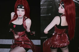 Em xinh Ngô Lan Hương khoe giao diện tóc đỏ cực "slay"