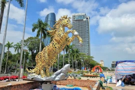 Linh vật ngựa ở Đà Nẵng được ghép tên từ 94 xã, phường chiếm sóng mạng xã hội