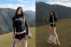 'Hot girl Tuyên Quang' khoe dáng giữa khung cảnh Tà Xùa đẹp như tranh vẽ
