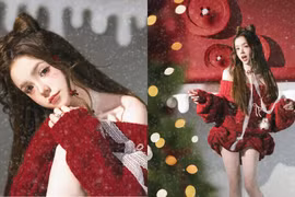 Rich kid đình đám Hà thành gợi cảm trong bộ ảnh Giáng sinh