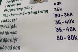 Nhiều quán phở đồng loạt tăng giá, khách hàng đặt câu hỏi