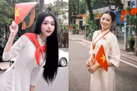 Những mỹ nhân Việt trong tà áo dài trắng chào mừng 2/9