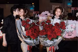 Xoài Non đón tuổi 23 ngọt ngào với bữa tiệc sinh nhật ấm cúng bên Gil Lê