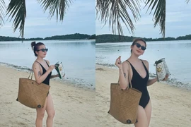 Trời trở lạnh, 'hot girl FAPtv' vẫn diện bikini đốt cháy ánh nhìn