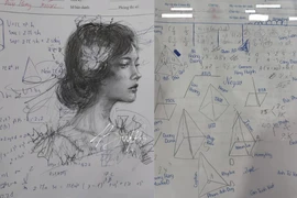 Những tờ giấy nháp "bá đạo" của các sĩ tử trong kỳ thi THPT