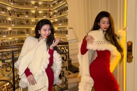 'Đệ nhất hot girl Sài thành' khoe dáng cực đỉnh trong sắc đỏ quyến rũ