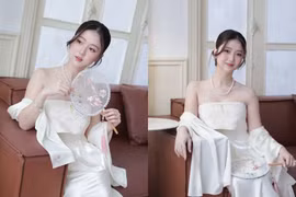 Hot girl Hà My đốn tim với nhan sắc 'kẹo ngọt' trong bộ ảnh chào Tết