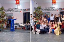 Trend 'chạy vào ôm ông bà' lan tỏa thông điệp đoàn viên đầy xúc động