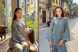 Hot girl Chái Chanh diện áo bà ba 'lá ngọc cành vàng', hóa tiểu thư khuê các 