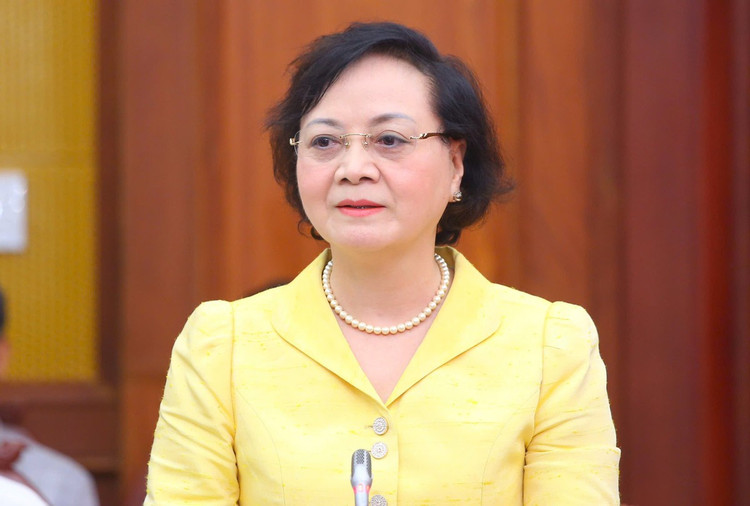 Bộ trưởng Bộ Nội vụ Phạm Thị Thanh Trà, Phó Trưởng Ban Chỉ đạo của Chính phủ về sắp xếp đơn vị hành chính các cấp và xây dựng mô hình tổ chức chính quyền địa phương 2 cấp 7888665.jpg