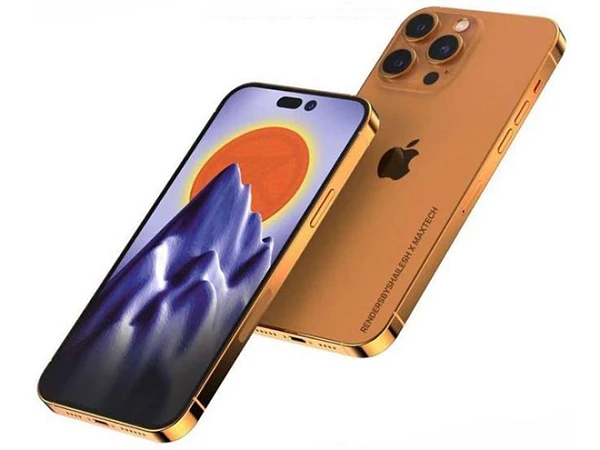 Nóng: Lộ diện iPhone 14 Pro màu vàng cam đẹp không tì vết