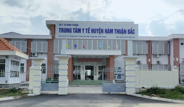 Trung tâm y tế huyện Hàm Thuận Bắc. Ảnh: I.T. trung-tam-y-te-huyen-ham-thuan-bac.jpg
