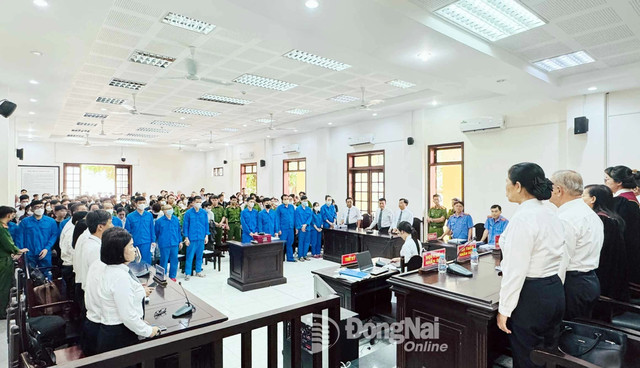Phiên tòa xét xử. Ảnh: Tố Tâm. phien-toa-xet-xu.jpg