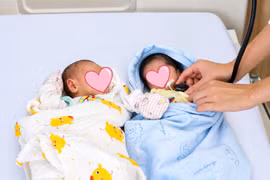 Chào đời ở tuần 29, hai bé song sinh đối mặt suy hô hấp, nhiễm khuẩn