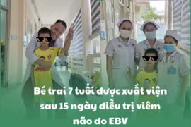 Bé trai 7 tuổi sốt, co giật không ngờ viêm não do Epstein-Barr Virus (EBV)