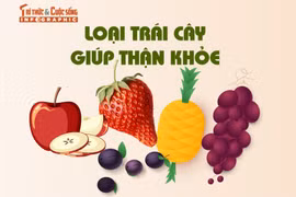 [INFOGRAPHIC] Những loại trái cây tốt nhất cho thận