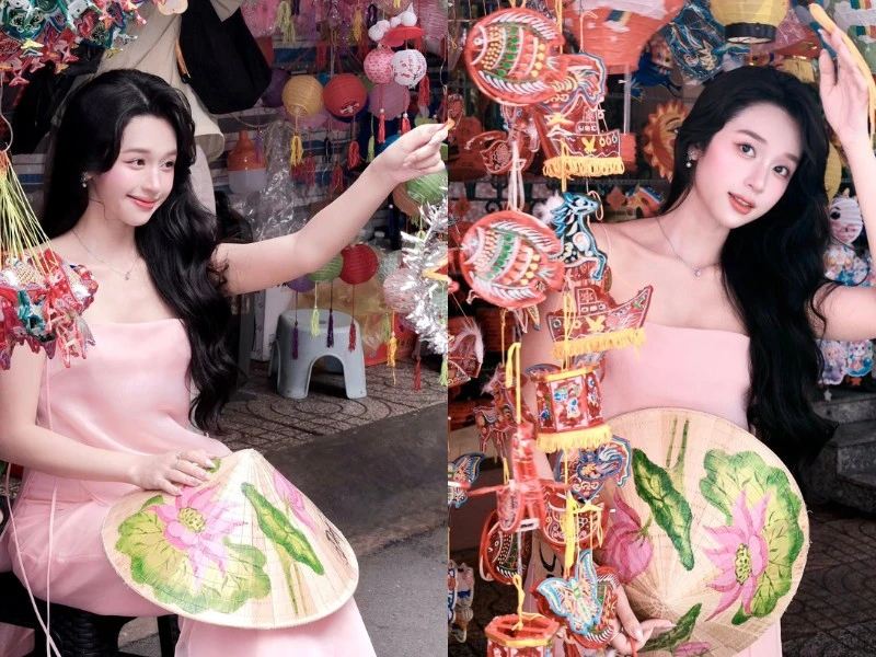 'Hot Girl Tây Bắc' Karty Chang giao diện nàng Tiên rằm tháng tám đốn tim fan