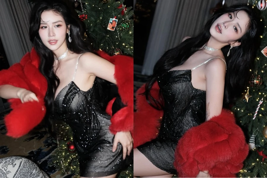 Quyên Qui 'thiêu đốt' mọi ánh nhìn với bộ ảnh Giáng sinh