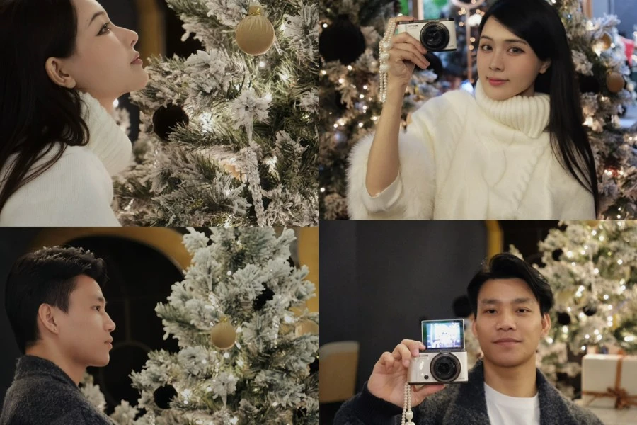 Loạt ảnh cực tình của Vũ Văn Thanh bên bạn gái chào Giáng sinh