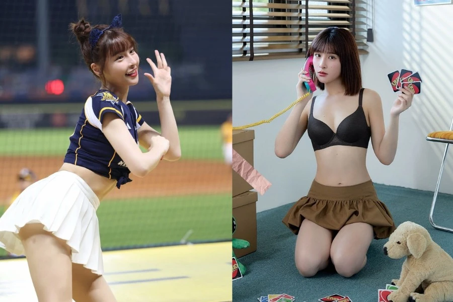 'Hot girl cổ vũ' khiến netizen bất ngờ với loạt ảnh nội y