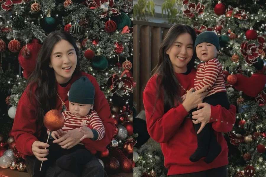 MC Mai Ngọc chào tháng 12 với những khoảnh khắc ngọt ngào, ấm áp bên con trai