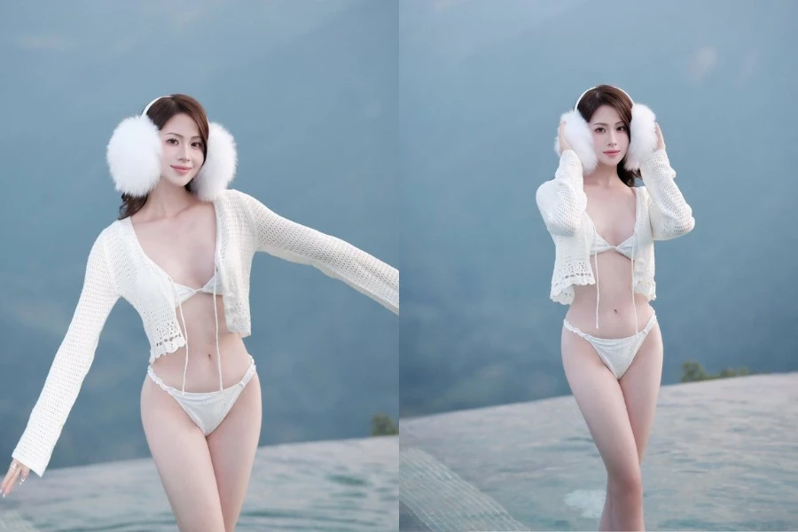Diện bikini thả dáng giữa Sapa, hot girl nhận về cơn mưa bình luận khiếm nhã