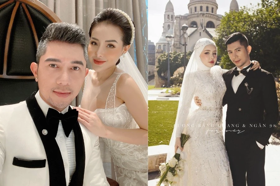 Ngân 98 và Lương Bằng Quang từng chụp '7749' bộ ảnh cưới