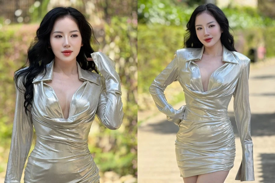 'Nữ thần chạy bộ' Loan Barbie khoe vòng 1 lấp ló hút ánh nhìn