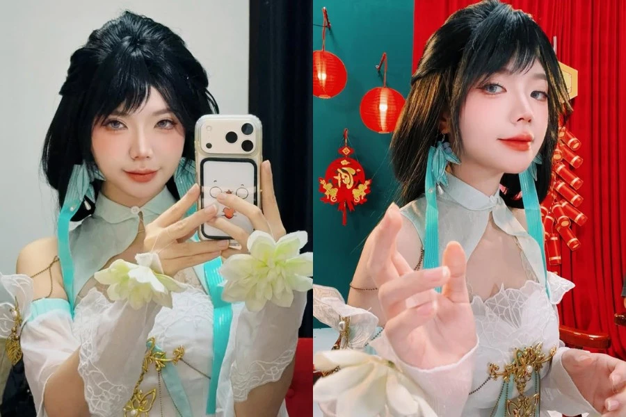 Du Phong Linh giao diện tóc đen lạ lẫm khiến fan 'thổn thức'