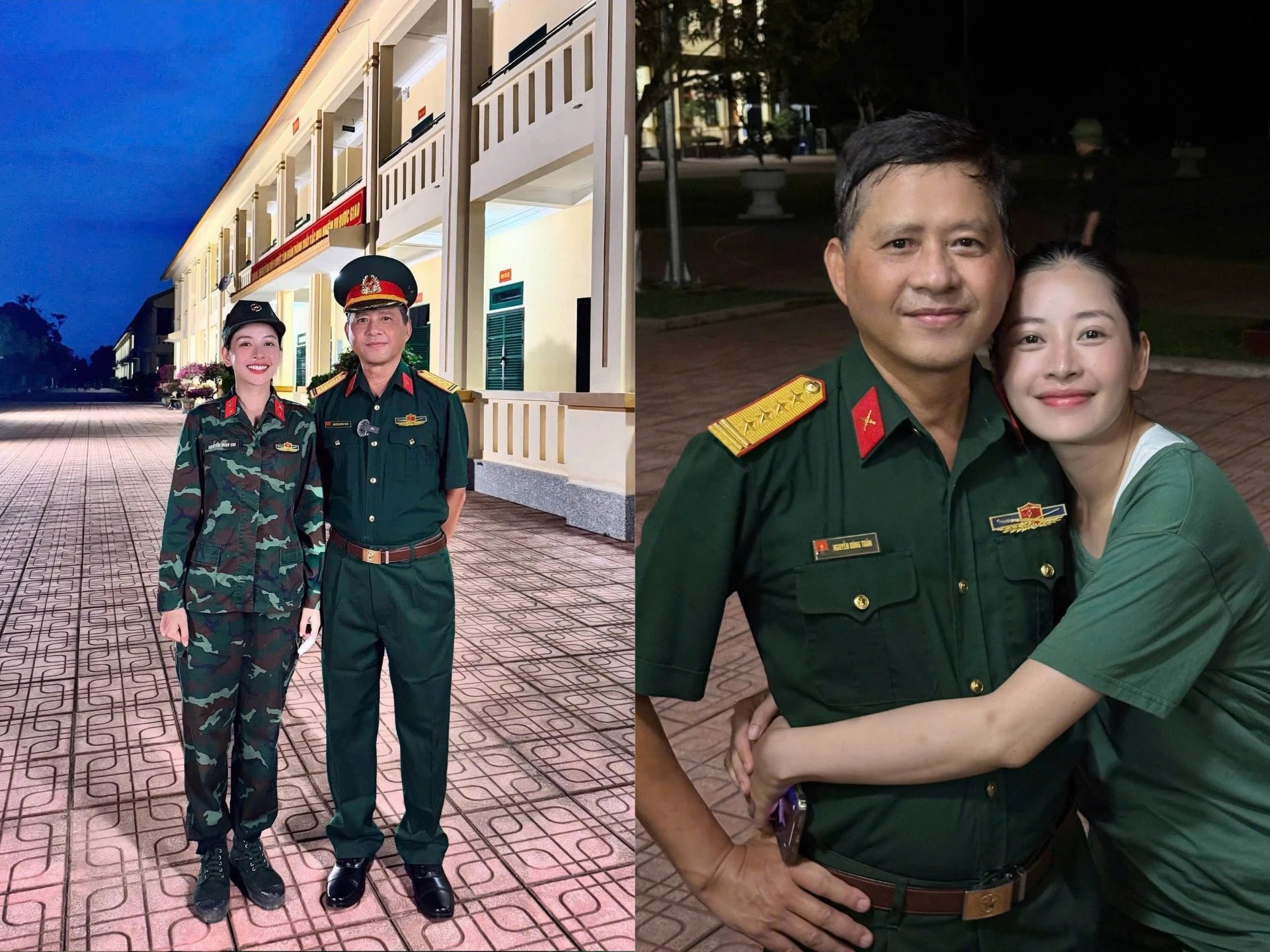 Khoảnh khắc Chi Pu vỡ òa khi gặp bố Đại tá trong quân ngũ