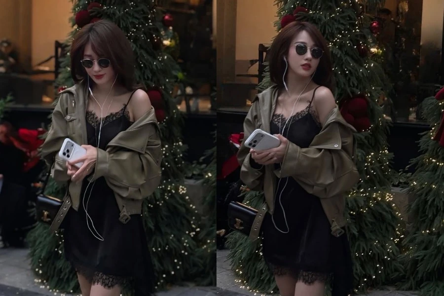 Hot girl chạy bộ Hà Kim chào Noel với giao diện cuốn hút