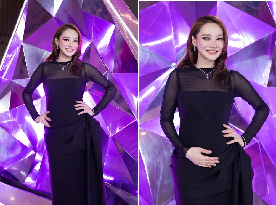 Nhan sắc thăng hạng khi mang bầu lần 3 ở tuổi 35 của Nhã Phương