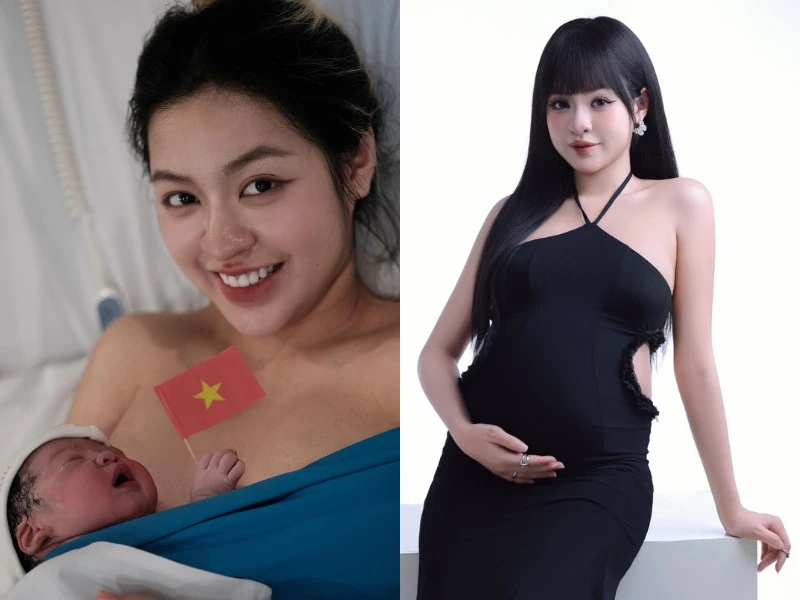 'Hot girl trứng rán' hạnh phúc khoe khoảnh khắc vượt cạn thành công