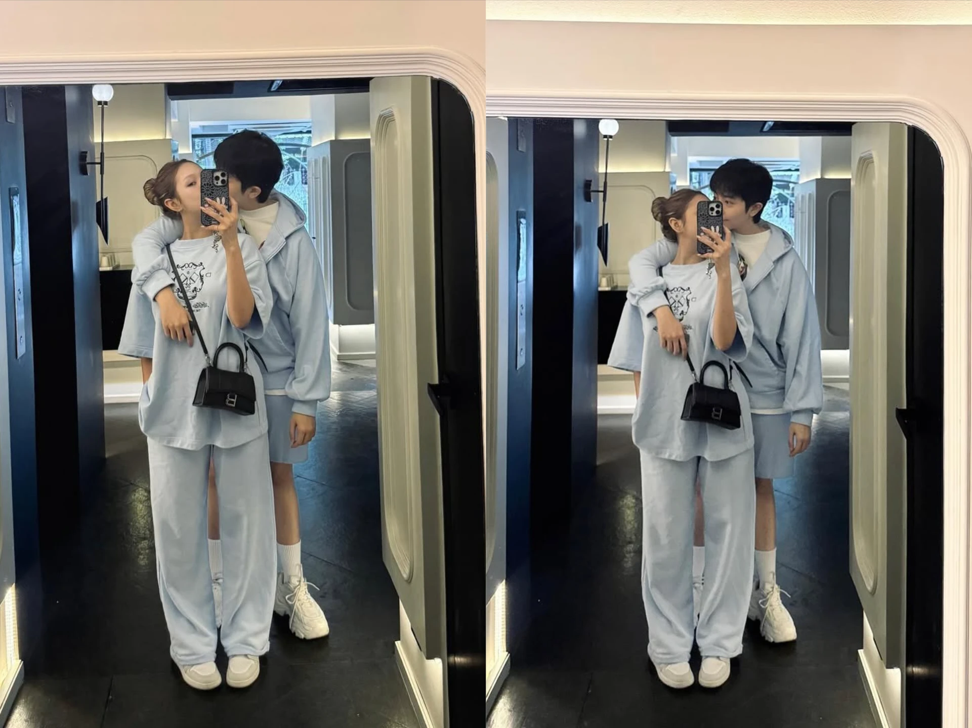 Xoài Non khoe ảnh 'khóa môi' cực ngọt bên 'chồng iu'