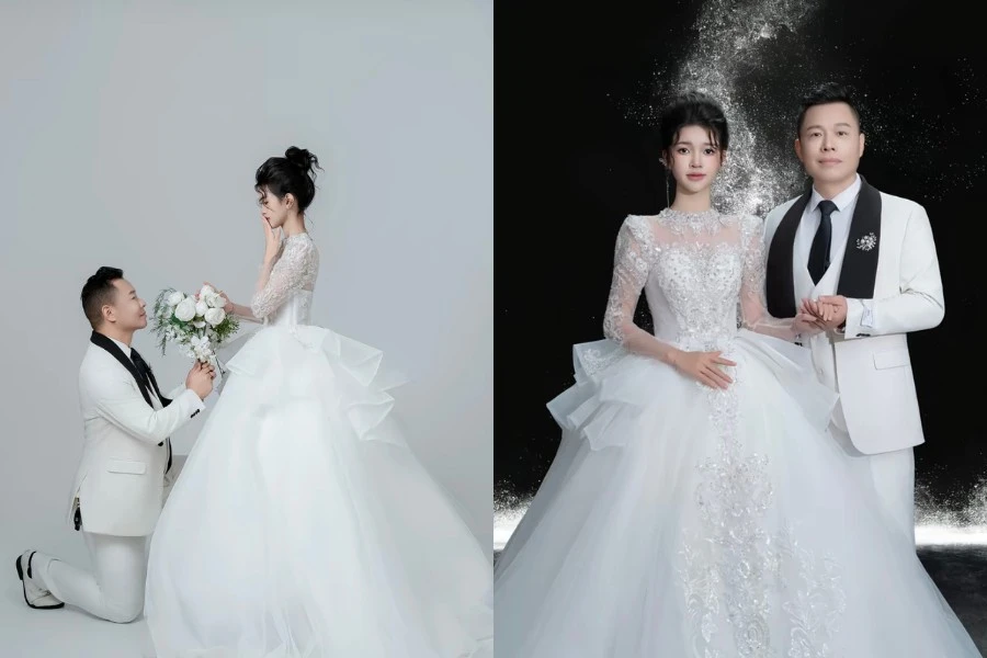 Chồng cũ Hằng Du Mục khoe ảnh cưới cùng vợ 4 kém 26 tuổi