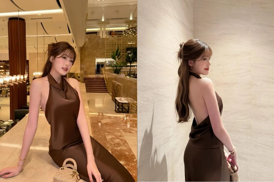 Giao diện 'nũng nịu' khoe trọn lưng trần của hot girl Tăng Mỹ Hàn