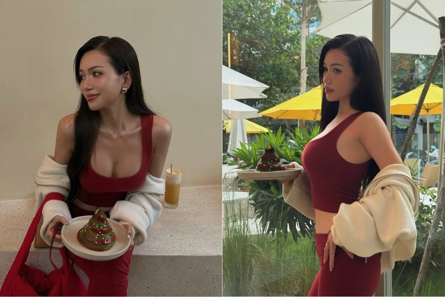 Sĩ Thanh mê diện đồ bó sát, khoe thân hình 'đồng hồ cát' chuẩn chỉnh